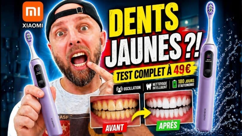 xiaomi brosse à dents électrique oscillante pro , test complet à 49€