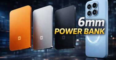 xiaomi lance une batterie externe magnétique ultra fine de 6 mm