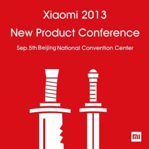 annonce de la conference xiaomi le 5 septembre
