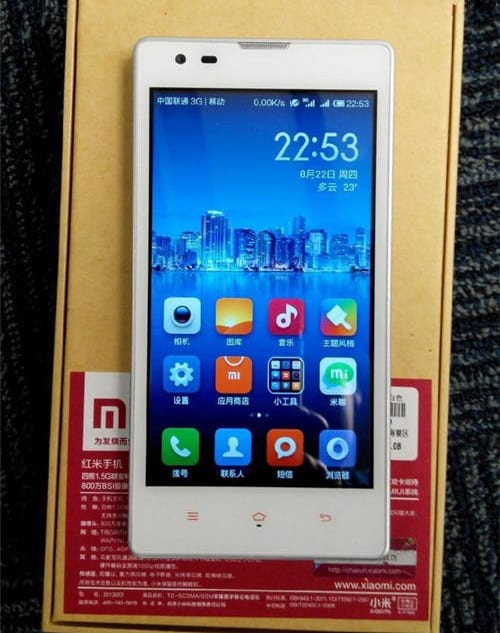 smartphone miui xiaomi red rice 3g wcdma