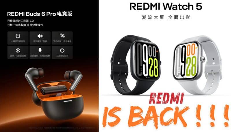 xiaomi révolutionne l'audio et les montres connectées ! découvrez les redmi buds 6 pro et watch 5 !