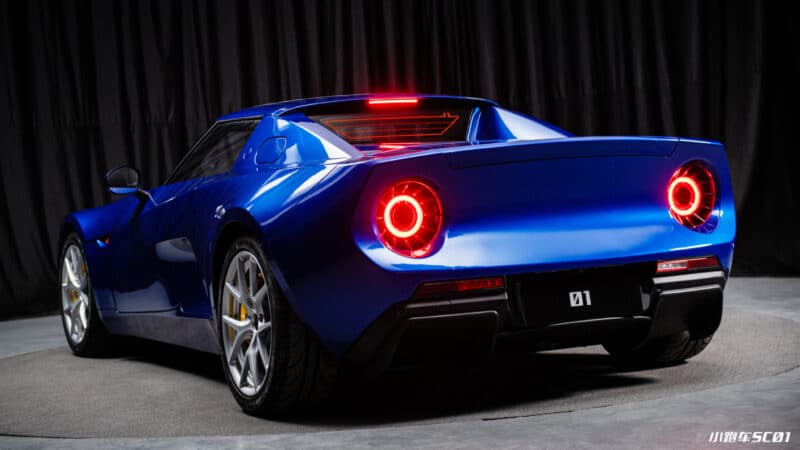 xiaomi sc01 chinese electric roadster ar blue