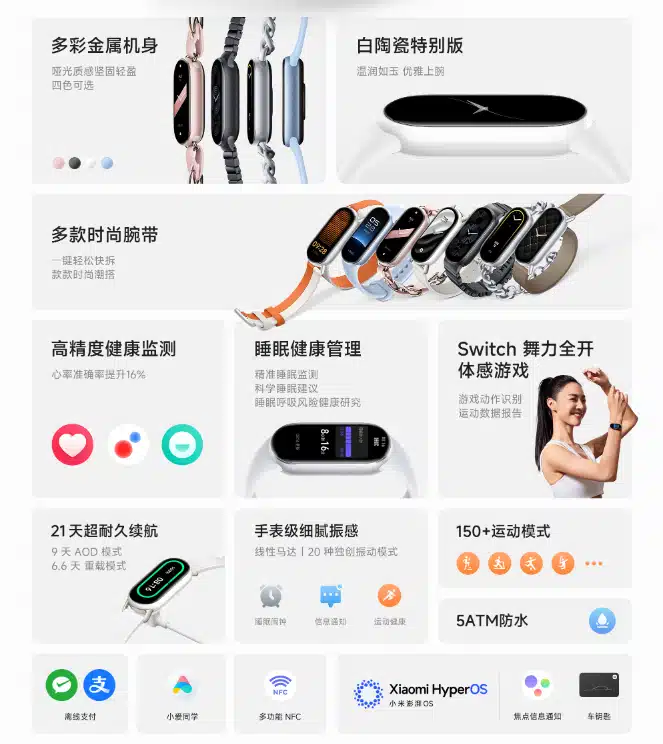 xiaomi smart band 9 details