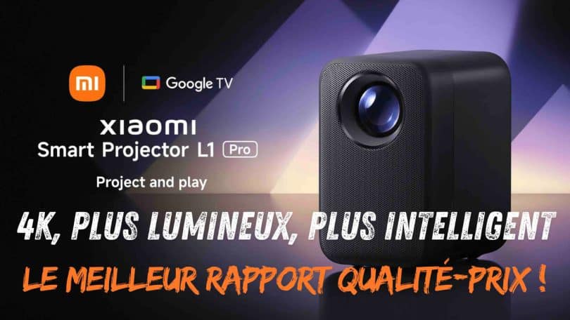 xiaomi smart projector l1 pro , 4k, plus lumineux, plus intelligent et le meilleur rapport qualité prix pour votre cinéma à la maison !