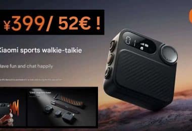 xiaomi sports walkie talkie ,reste connecté, même à 5 000 km – précommande à 52€ !