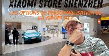 xiaomi store shenzhen , découvrez la xiaomi su7 électrique et ses options de personnalisation !