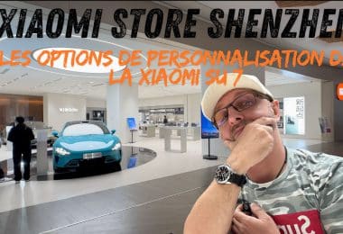 xiaomi store shenzhen , découvrez la xiaomi su7 électrique et ses options de personnalisation !