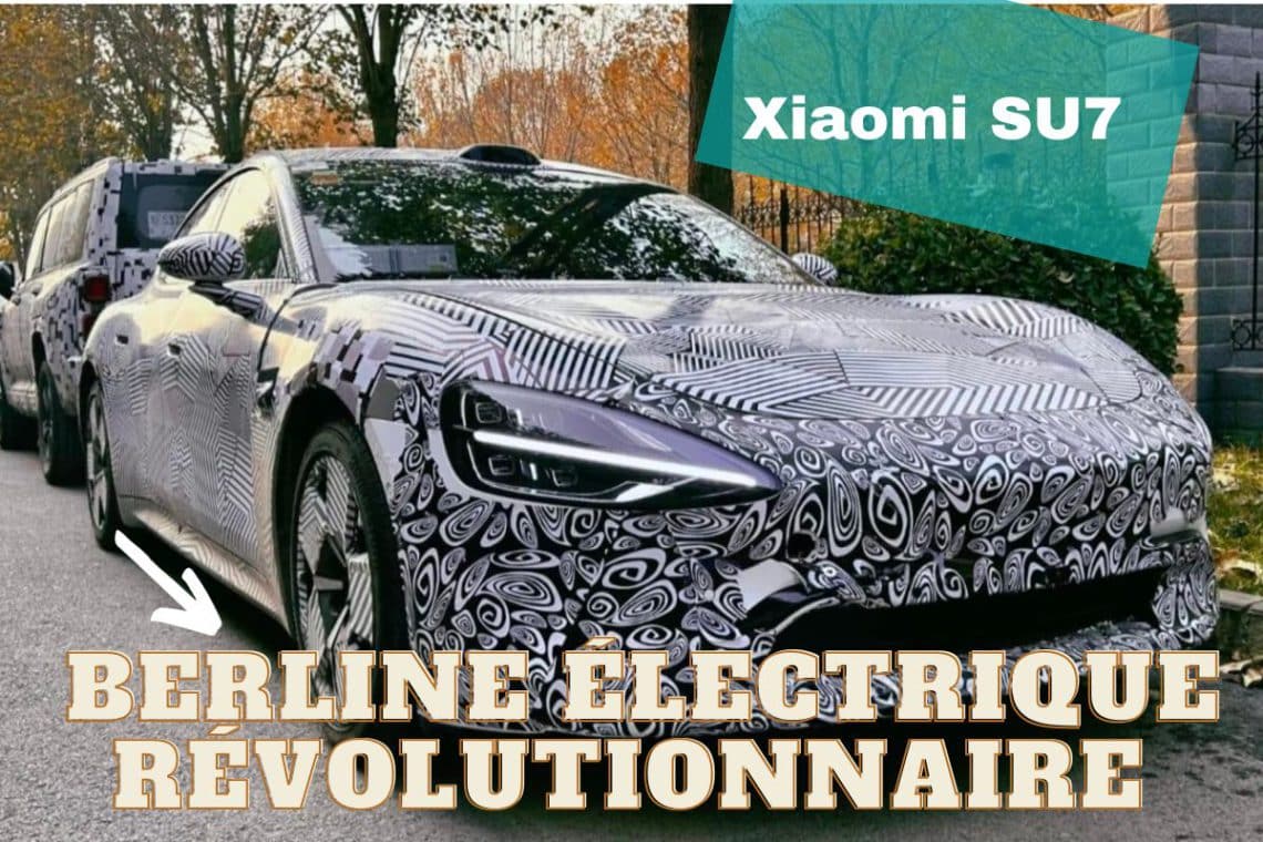 xiaomi su7, la berline électrique révolutionnaire aperçue en chine
