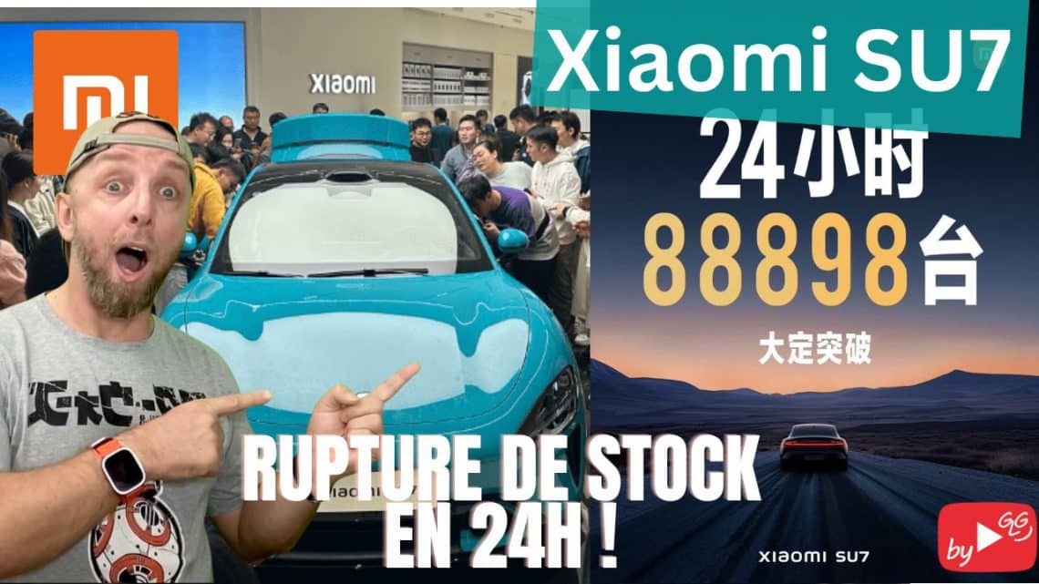 xiaomi su7 ,rupture de stock en 24 heures, le nouveau titan électrique défie tesla