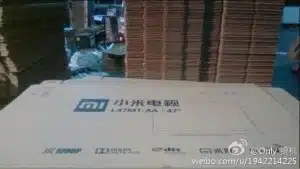 carton du téléviseur xiaomi 47 pouces