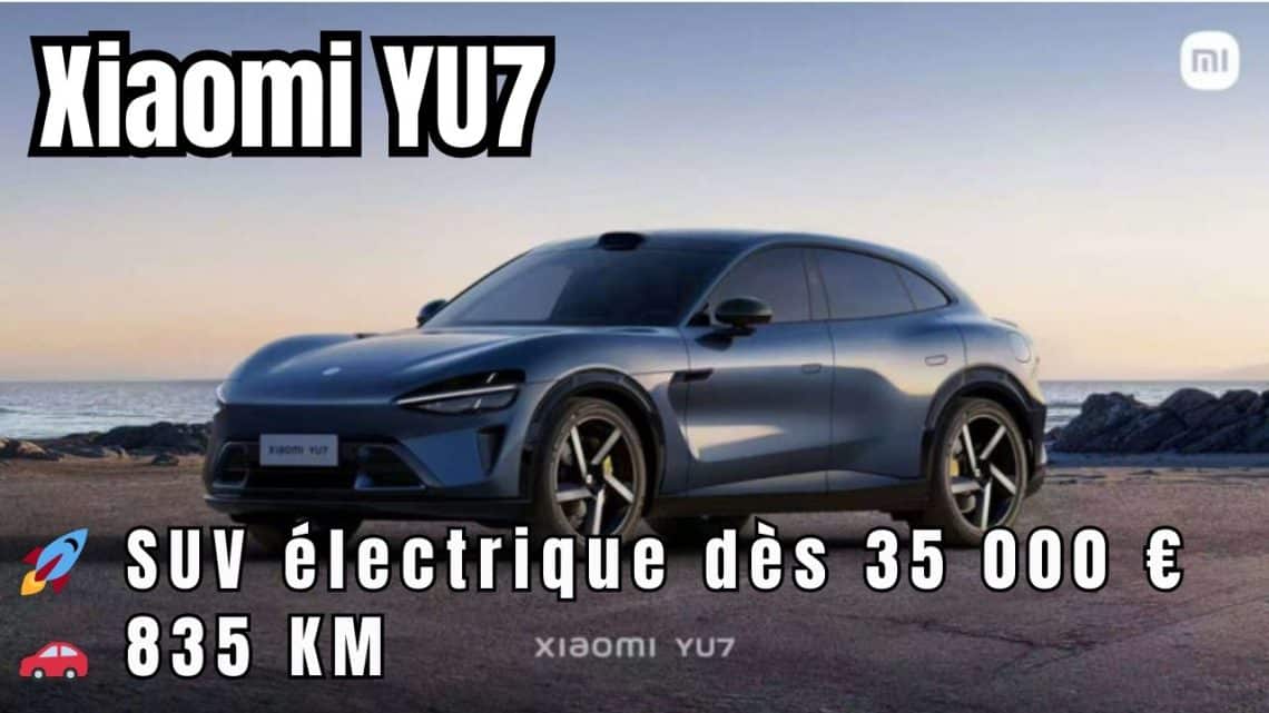 xiaomi yu7 835 kms youtube