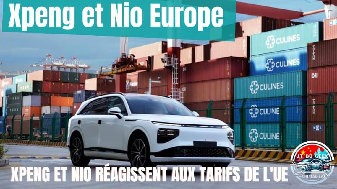 xpeng et nio réagissent aux tarifs de l'ue