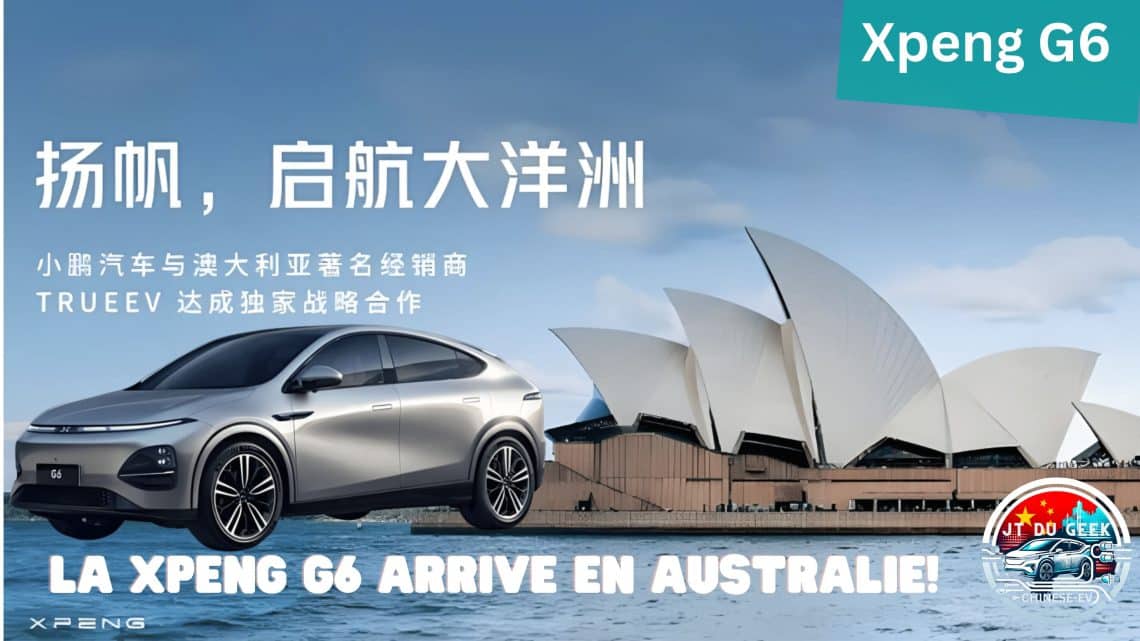 xpeng g6 conquiert l'australie ,l'avenir électrique est arrivé !