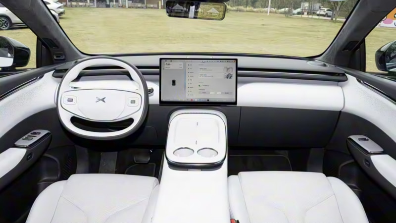 xpeng g7 erev tableau de bord