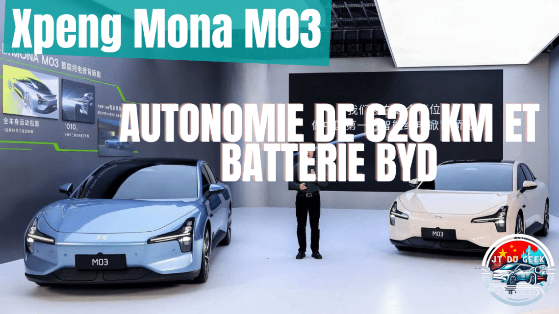 xpeng mona m03 dévoilée en chine ,autonomie de 620 km et batterie byd