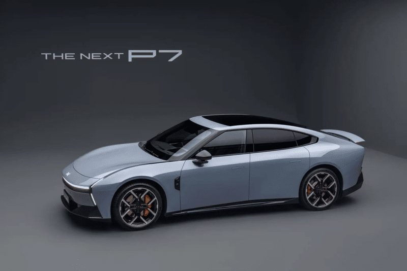 xpeng's new p7 grey