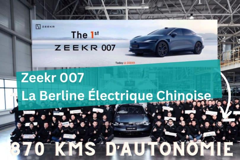 zeekr 007 , la berline électrique chinoise révolutionnaire avec 870 km d'autonomie