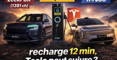 zeekr 8x (1381 ch), hongqi 800v et im ls8 recharge 12 min, tesla peut suivre