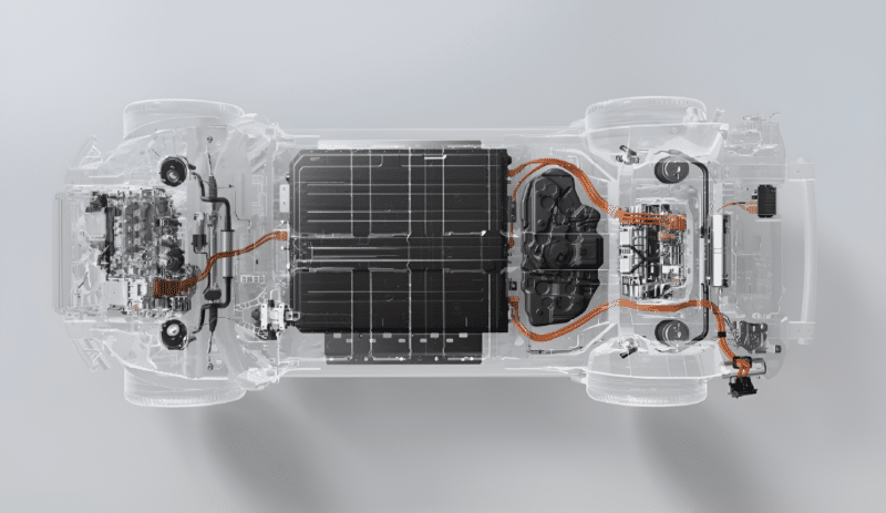 zeekr 9x hybrid suv chassis