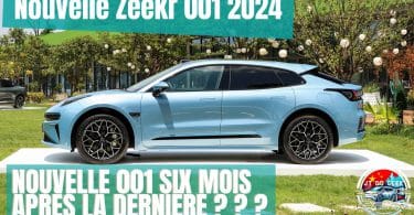 zeekr frappe fort avec une nouvelle 001