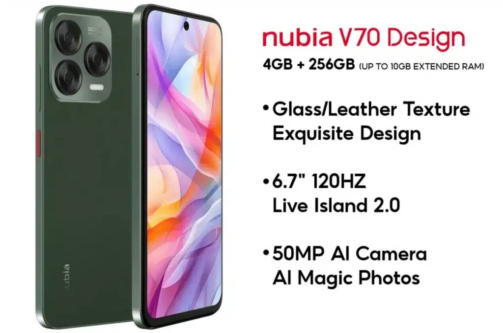 zte nubia v70 details